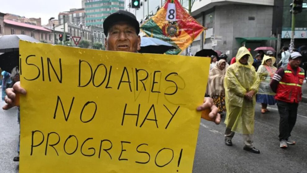 Crisis económica en Bolivia