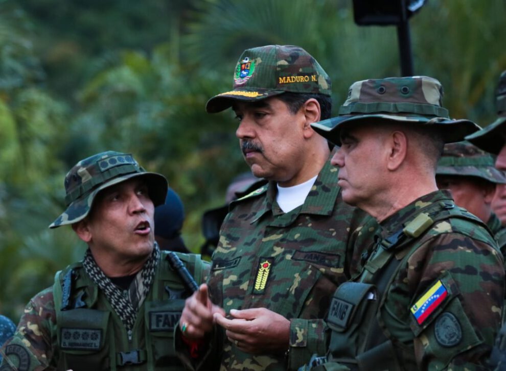 Ejercicios militares en Venezuela liderados por Nicolás Maduro
