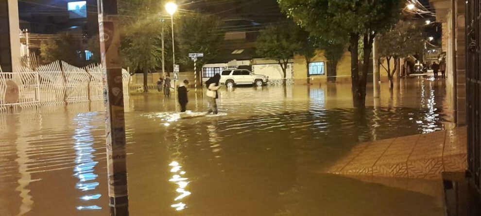 Crisis de inundaciones en Oruro