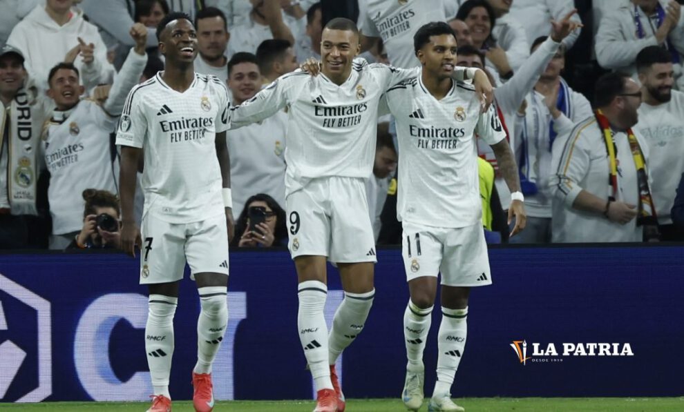 Tridente Mbappé-Vinícius-Rodrygo en el Real Madrid
