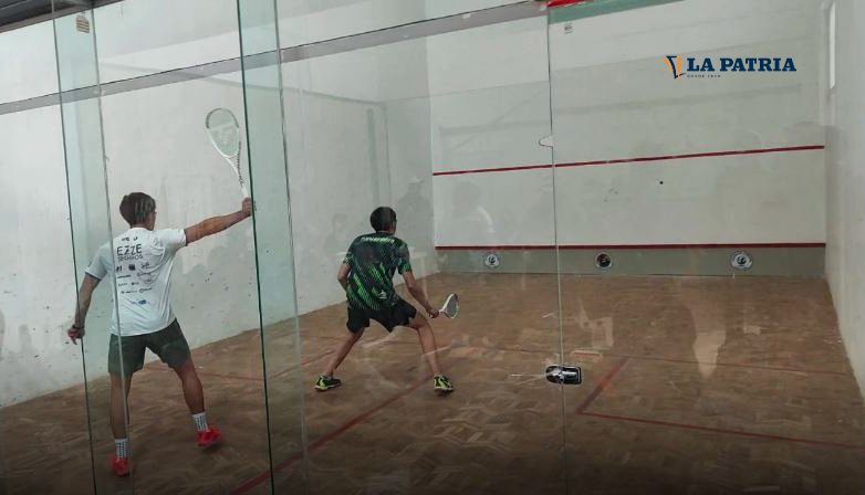 Campeones nacionales de squash Tórrez y Fuertes en Cochabamba