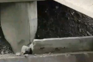 Derrumbe puente San Miguel en Cochabamba