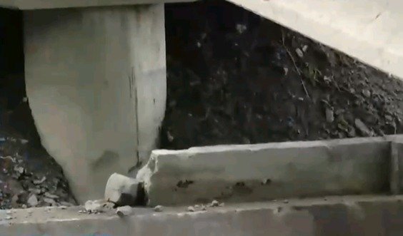 Derrumbe puente San Miguel en Cochabamba