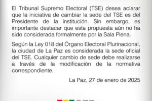 traslado de sede TSE