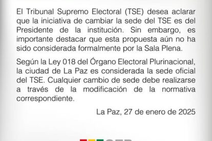 traslado de sede TSE