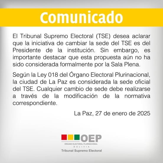 traslado de sede TSE
