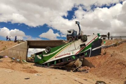 Accidente de autobús en Bolivia que dejó 19 muertos