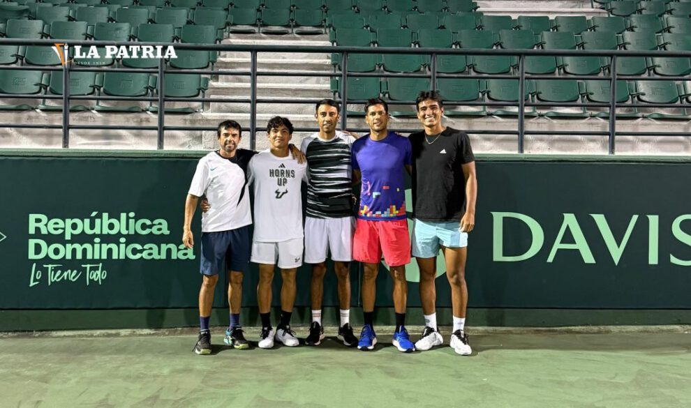 Copa Davis: El Team Bolivia entrena en Santo Domingo