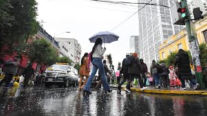Alerta meteorológica por lluvias y tormentas eléctricas