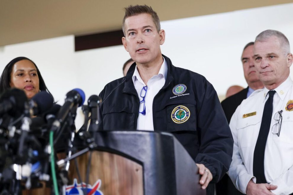 Accidente aéreo en Washington