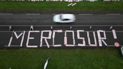 Protestas agricultores franceses contra el acuerdo UE-Mercosur