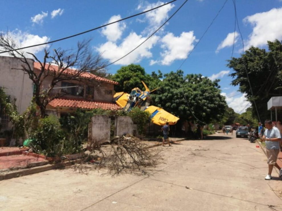 Accidente de avión en Santa Cruz