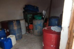 Almacenamiento ilegal de combustible en Punata