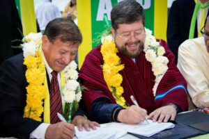 Samuel Doria Medina candidato presidencial por la Alianza Social Patriótica