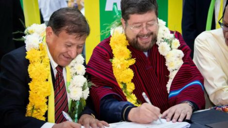 Samuel Doria Medina candidato presidencial por la Alianza Social Patriótica