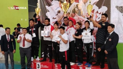 Los ganadores del Open Bolivia de karate