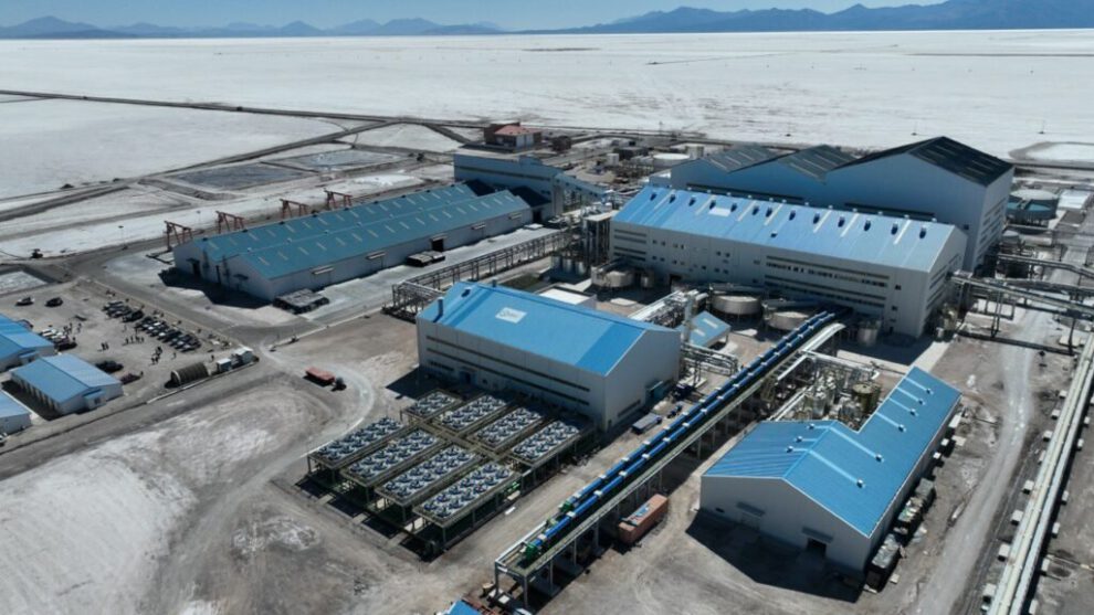La planta industrial de litio en Uyuni