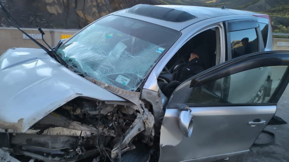 Accidente en Chile con conductor fallecido y cuatro heridos