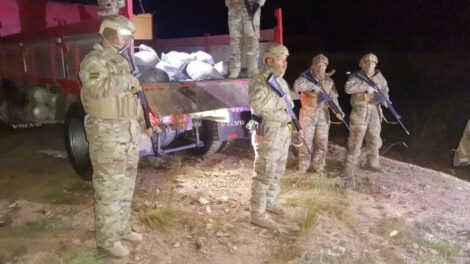 Incautación de mineral en Huanuni