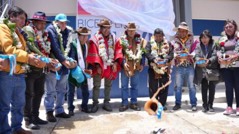 Ampliación de planta láctea en Challapata