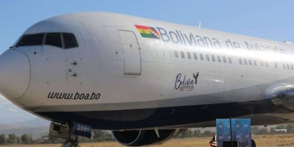 Imagen referencial de la aerolínea Boliviana de Aviación (BoA)