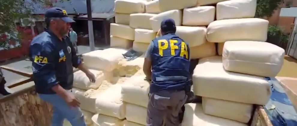 Incautación de droga en Argentina