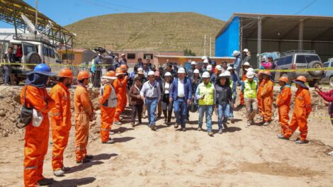 Inspección del Presidente Luis Arce al Hospital Isaías en Oruro