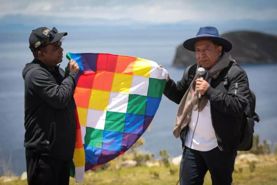 Intercambio cultural Bolivia India en la Isla del Sol