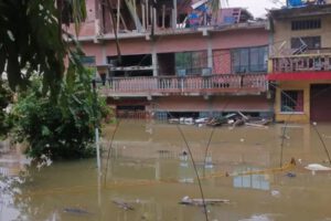 Desbordamiento del río Tipuani en La Paz