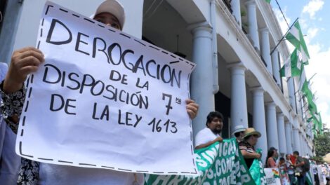 paro en contra del PGE en Bolivia