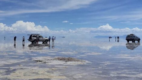 Producción de carbonato de litio en el Salar de Uyuni