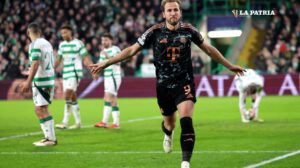 Bayern Champions League con Harry Kane anotando