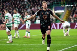 Bayern Champions League con Harry Kane anotando