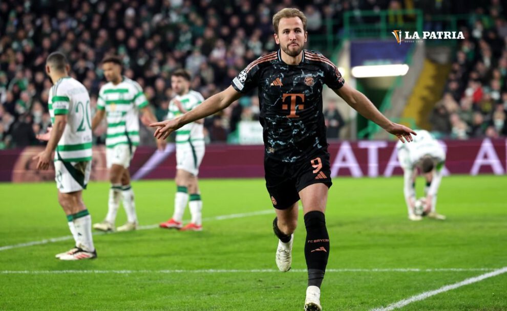 Bayern Champions League con Harry Kane anotando