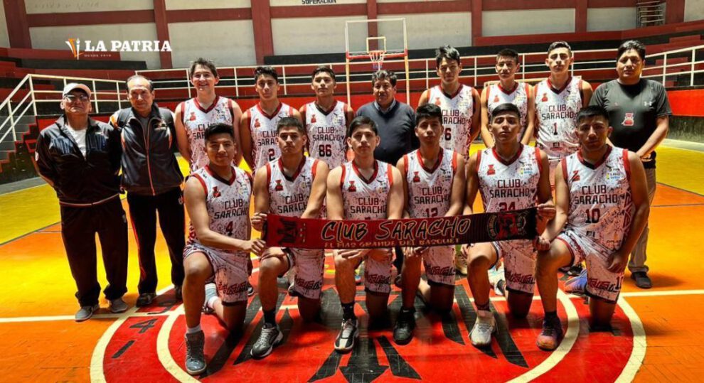 El equipo de Saracho en la fase final de la Libobásquet U25