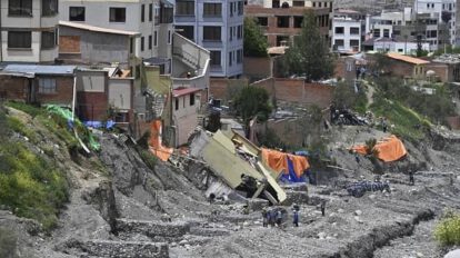 Inundaciones en Bolivia afectan a 116.207 familias