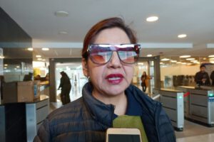 Evo Morales y la senadora Ana María Castillo