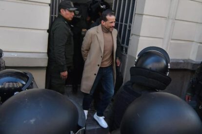 Luis Fernando Camacho en audiencia para evaluar su libertad