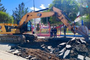 Mejora de la avenida Dehene tras deterioro causado por filas de vehículos pesados