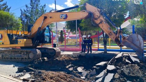 Mejora de la avenida Dehene tras deterioro causado por filas de vehículos pesados