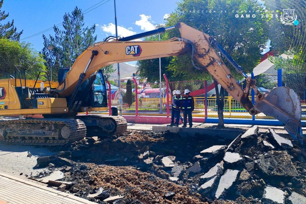 Mejora de la avenida Dehene tras deterioro causado por filas de vehículos pesados
