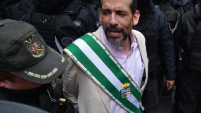 Luis Fernando Camacho permanece en detención preventiva