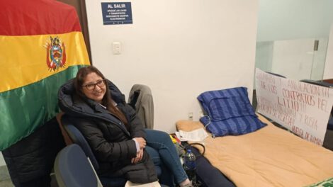 Huelga de hambre Mónica Torres contra contratos de litio