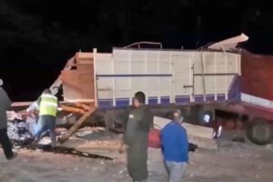 Accidente fatal en la ruta Cochabamba - Santa Cruz