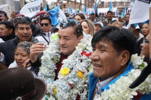 Jhonny Fernández candidato presidencial en El Alto