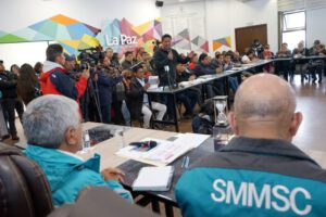 tarifas del transporte en La Paz