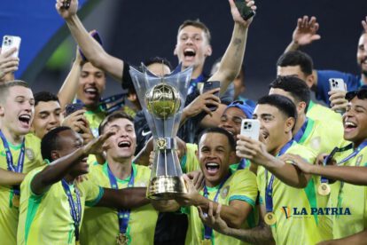 Brasil campeón Sudamericano Sub-20 tras victoria sobre Argentina