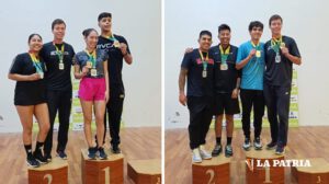 Cochabamba campeona ráquetbol en Oruro