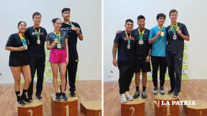 Cochabamba campeona ráquetbol en Oruro