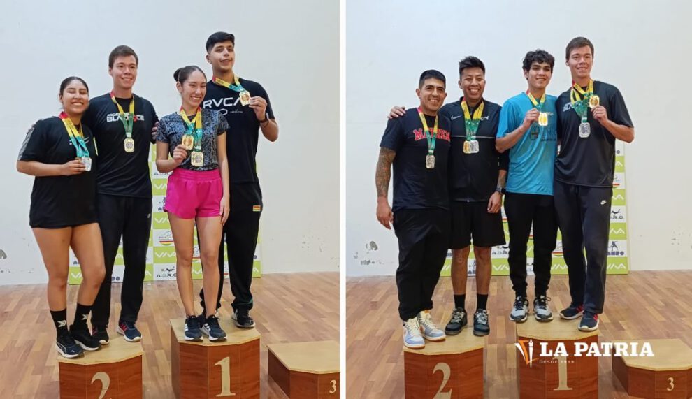 Cochabamba campeona ráquetbol en Oruro
